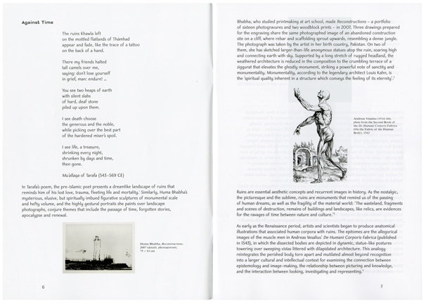 Solo exhibition catalogue