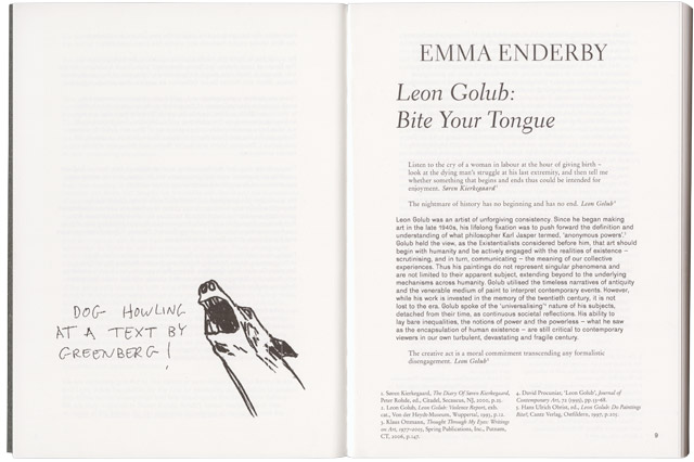 Solo exhibition catalogue