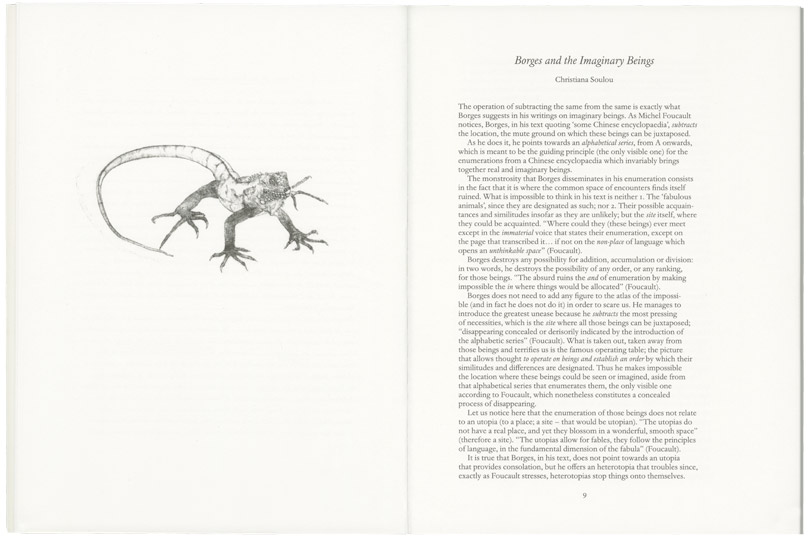 The Book of Imaginary Beings after Jorge Luis Borges