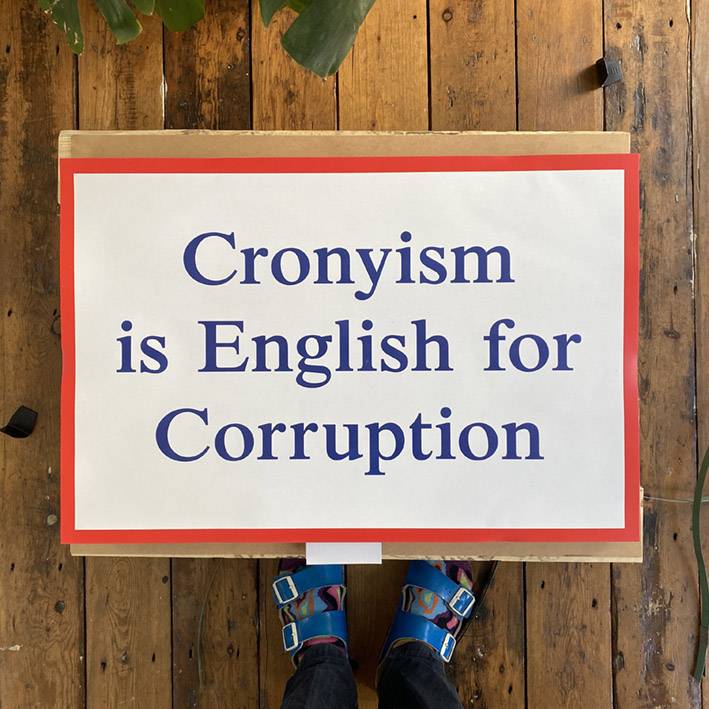 Cronyism is English For Corruption