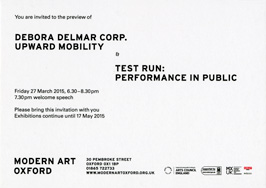 Debora Delmar Corp. & Test Run: Performance in Public