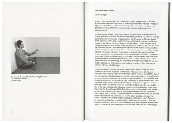 Solo exhibition catalogue