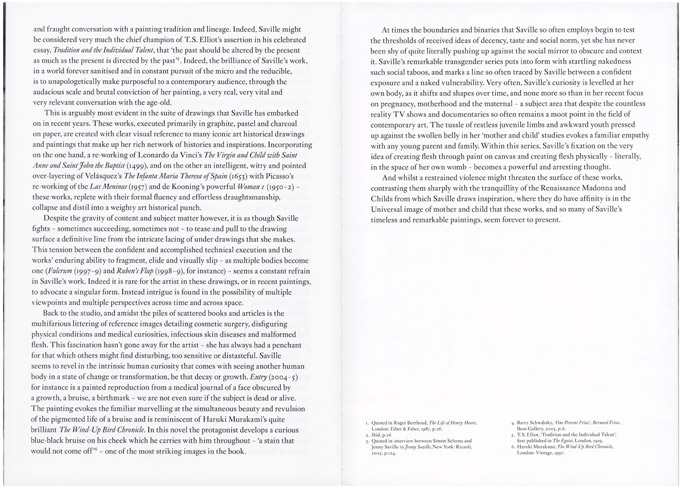 Solo exhibition catalogue