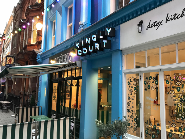 Kingly Court sign