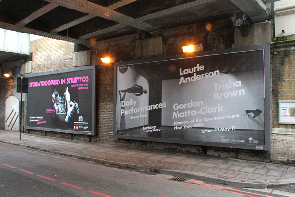 Laurie Anderson, Trisha Brown, Gordon Matta-Clark