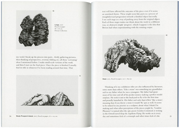 Solo exhibition catalogue