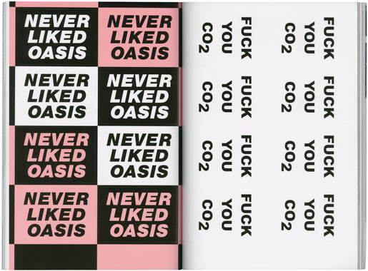 Magazine sticker section