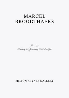 Marcel Broodthaers