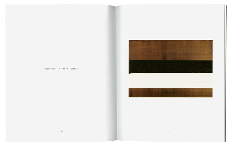 Solo exhibition catalogue