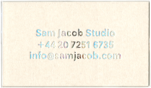 Sam Jacob Studio