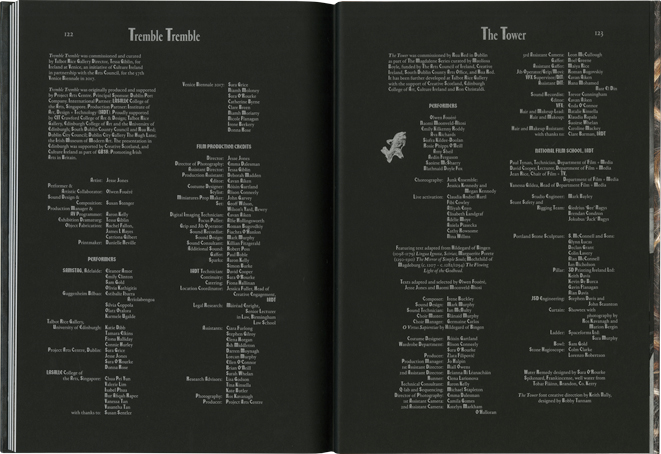 Solo exhibition catalogue