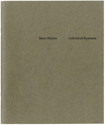 Solo exhibition catalogue