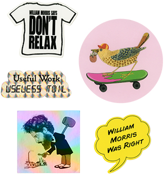 William Morris Gallery stickers