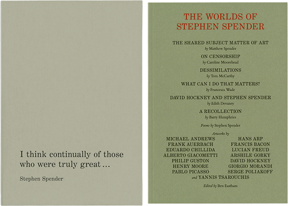 The Worlds of Stephen Spender